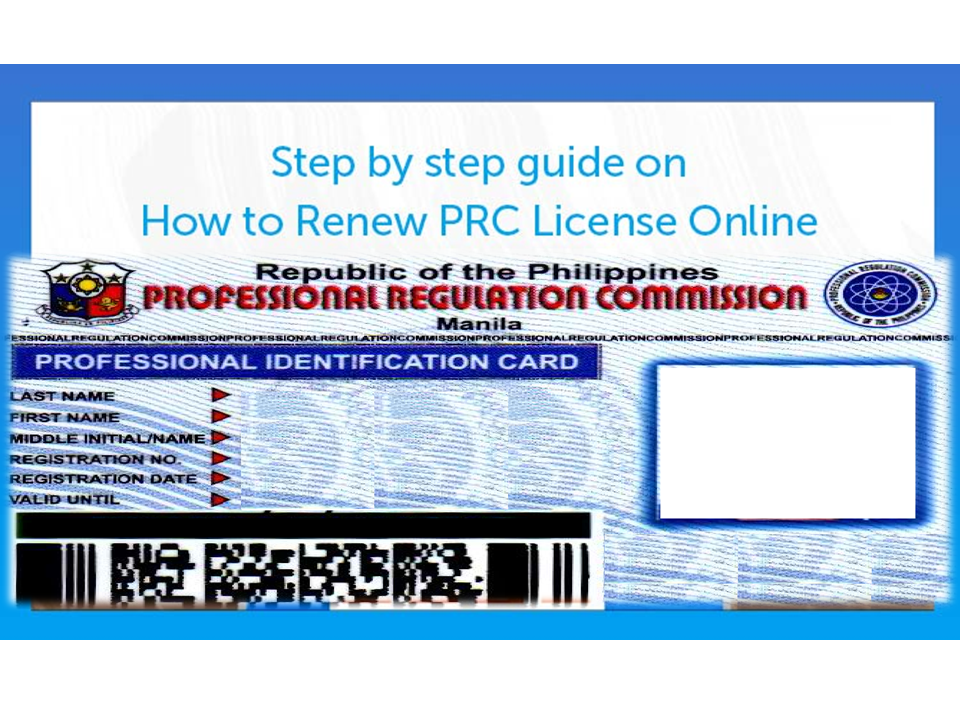 9 EASY STEPS TO RENEW PHILIPPINE REGULATORY COMMISSION LICENSE ID ONLINE