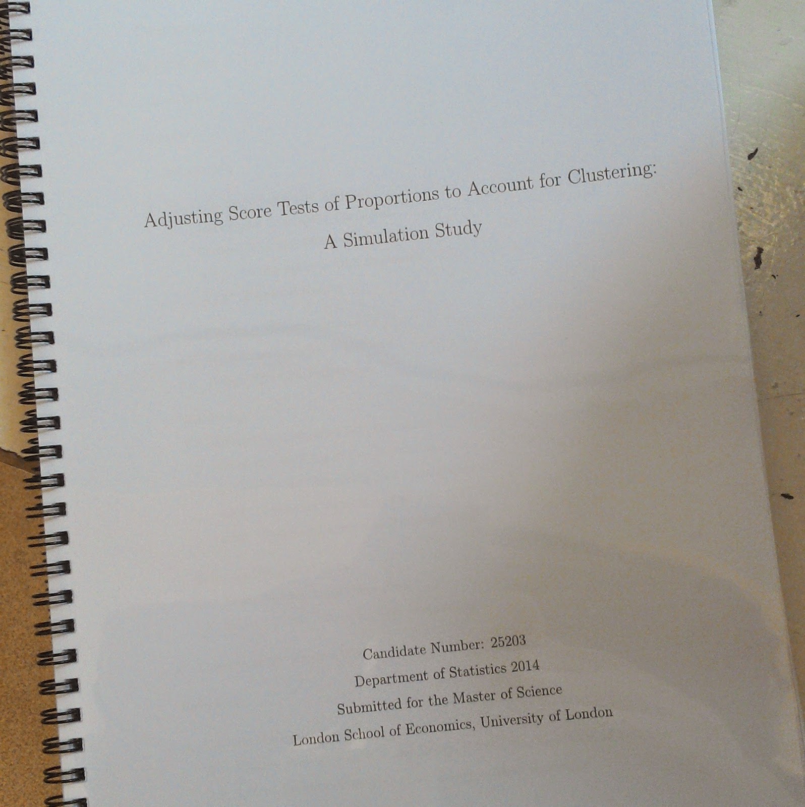 Lse dissertation
