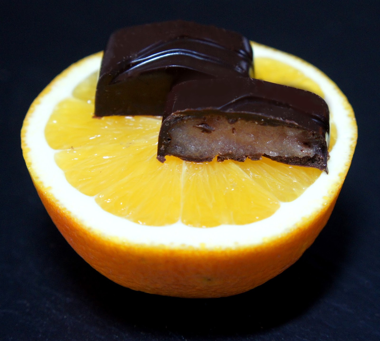 Kochglueck: Orangen-Marzipan-Pralinen