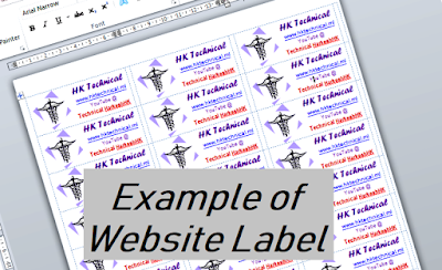 creating mailing labels