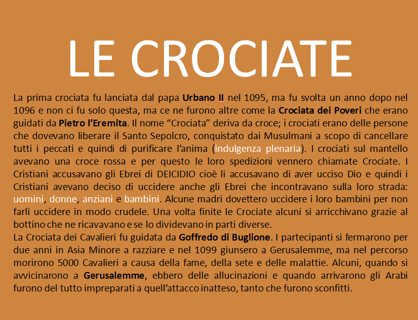 il Dorialino Le Crociate il Dorialino Le Crociate