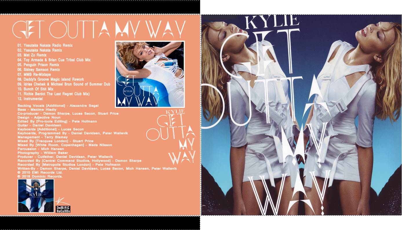 MUSICOLLECTION: KYLIE MINOGUE - Get Outta My Way - CDSINGLE - 2010 - 2016
