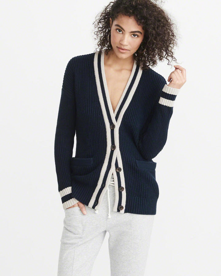 My Abercrombie & Fitch Collection: Varsity Cardigan by Abercrombie & Fitch