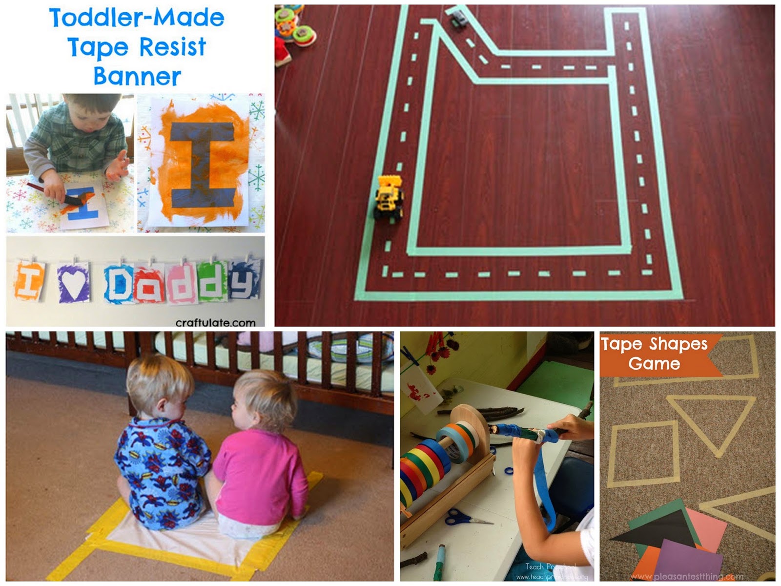 10 Fun and Engaging Tape Activites For Toddler