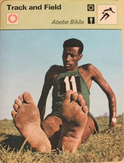 abebe bikila barefoot running marathon