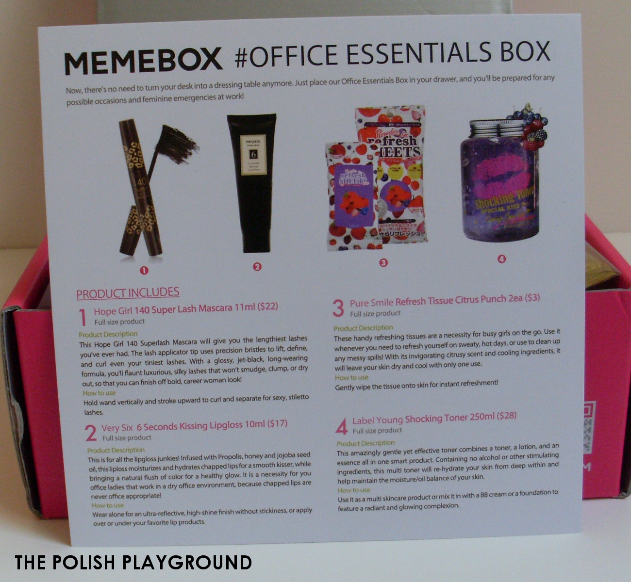 Memebox Office Essentials Unboxing