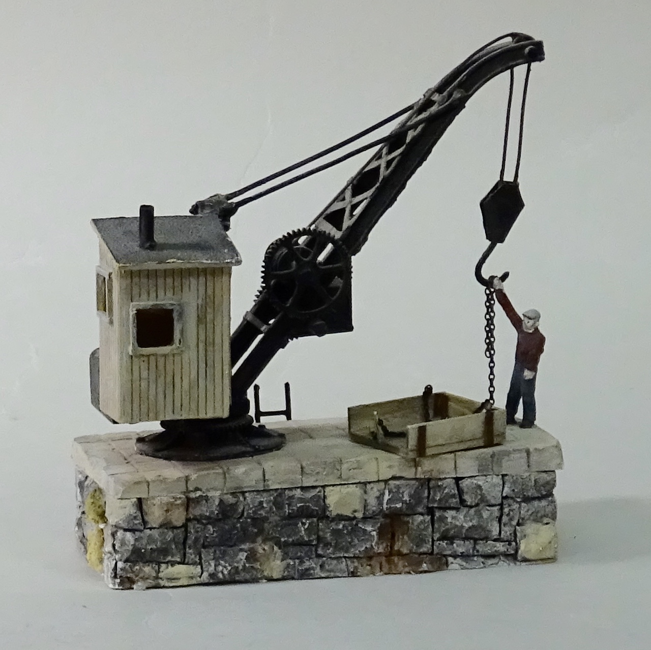 Model Railroad Minutiae Scrap yard trackside crane