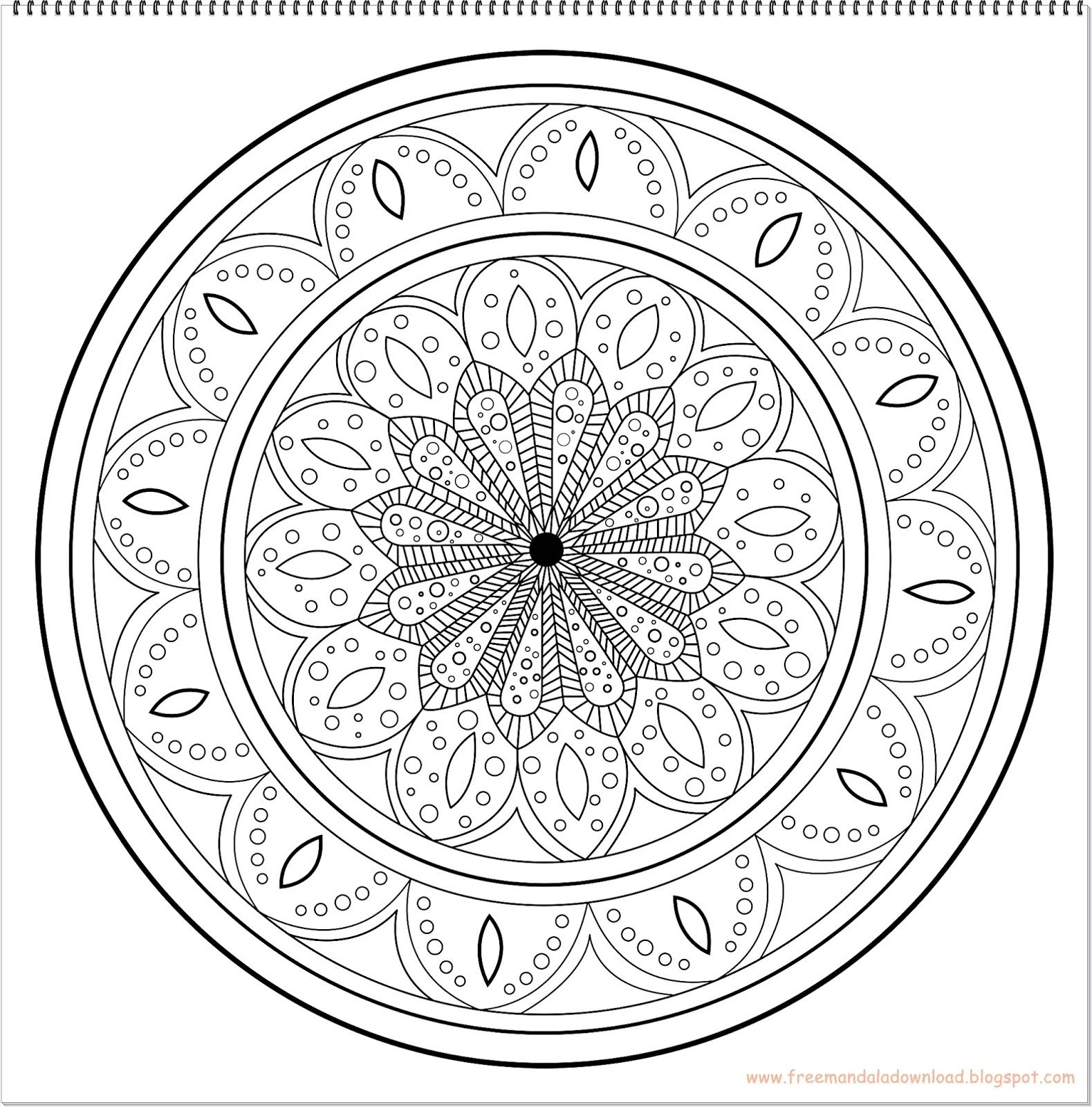 Schwierige Mandalas Für Erwachsene/ Difficult Mandalas for adults