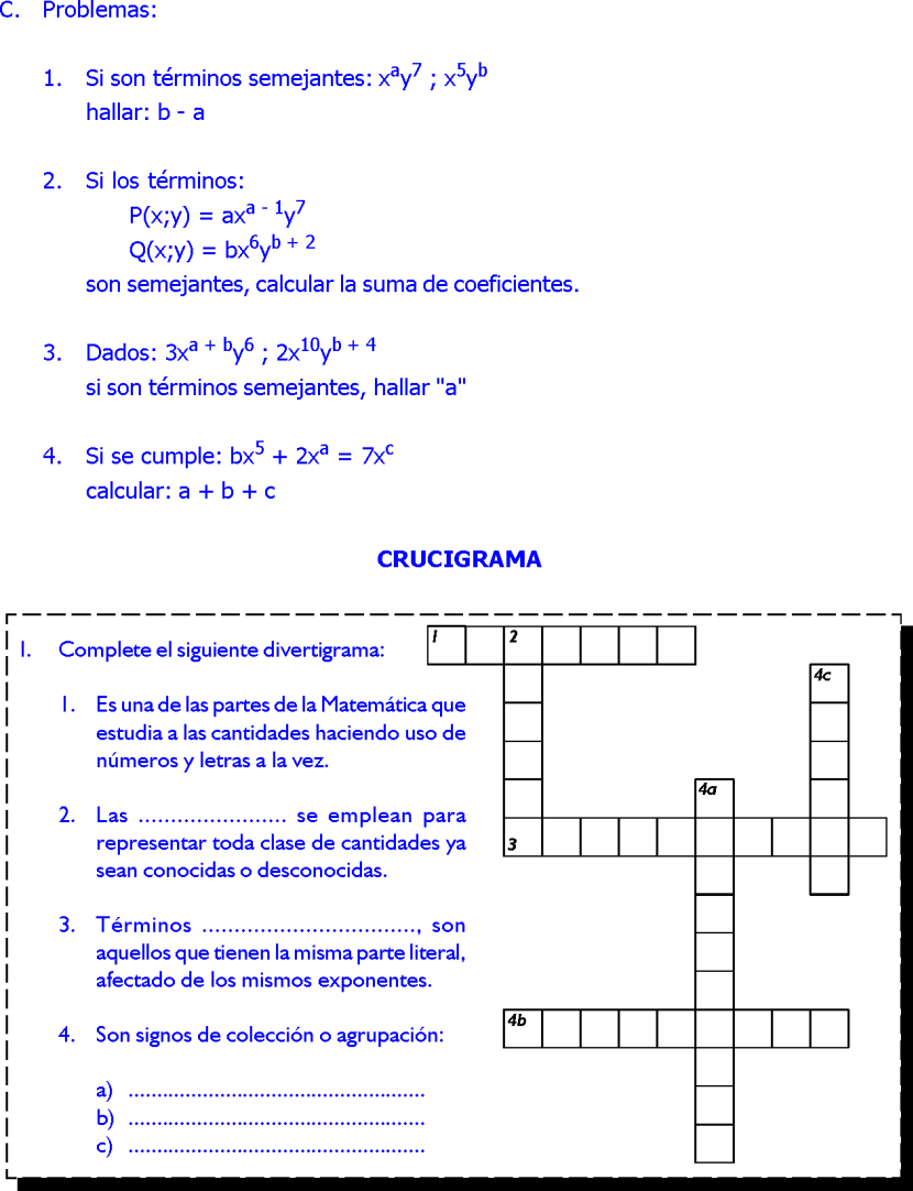 TÉRMINOS SEMEJANTES EJERCICIOS RESUELTOS PDF TÉRMINOS SEMEJANTES EJERCICIOS RESUELTOS PDF