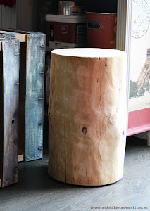 Mesa auxiliar de madera