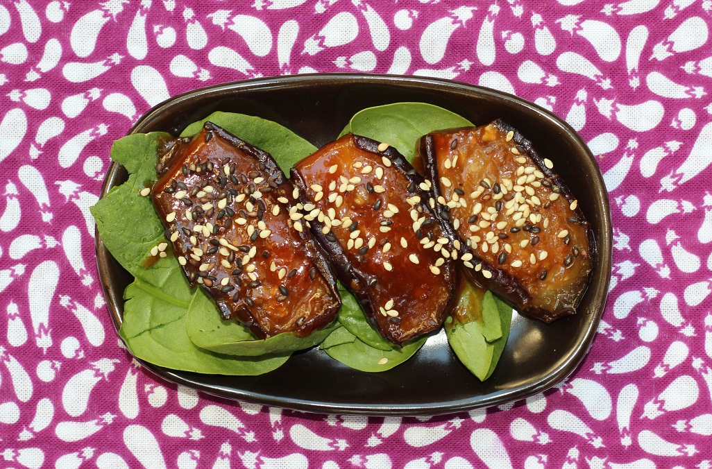 Three Bears Melbourne Nasu Dengaku Japanese Miso Glazed Eggplant