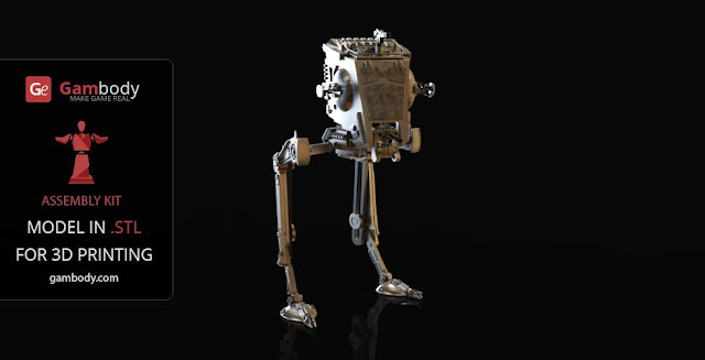 AT-ST Star Wars 3D print Model