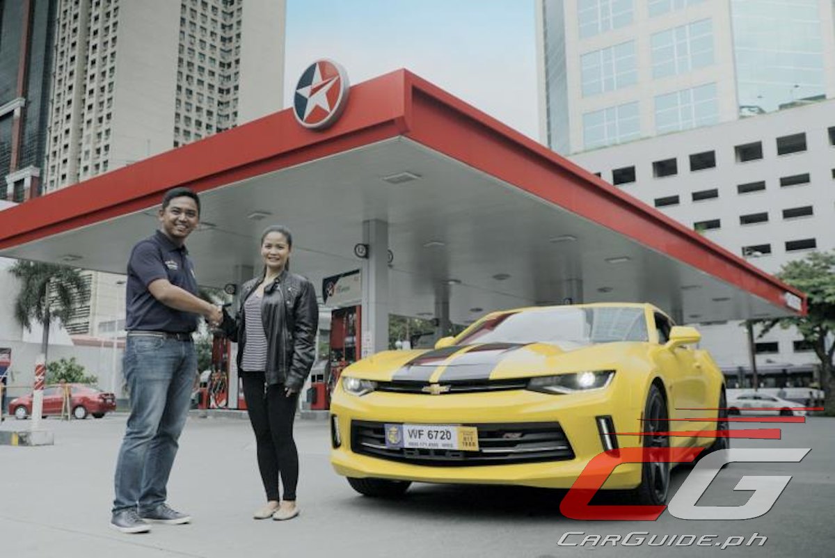 Caltex Awards Chevrolet Camaro In Transformers Promo Carguide Ph Philippine Car News Car Reviews Car Prices