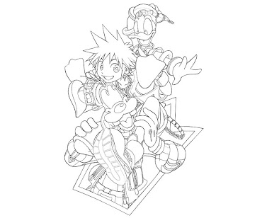 #4 Sora Coloring Page