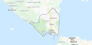 Peta provinsi Lampung