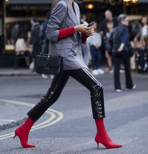 Red Boots Street Style