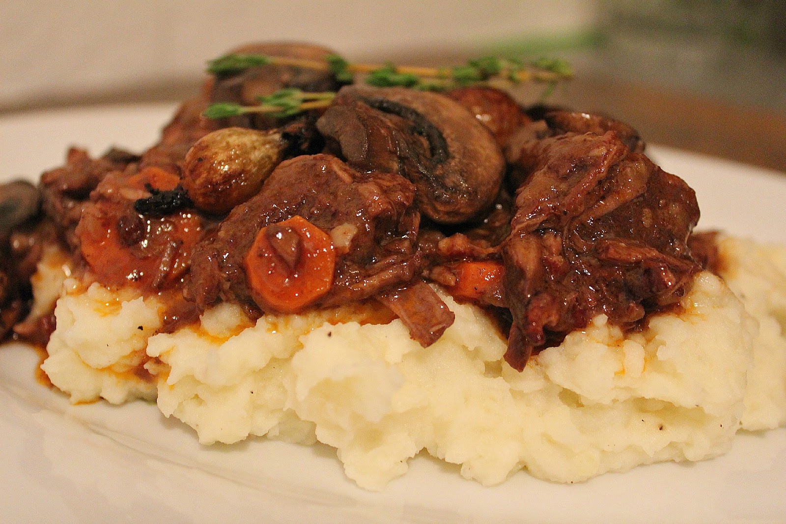 The Bleu Goose Julia Child's Boeuf Bourguignon