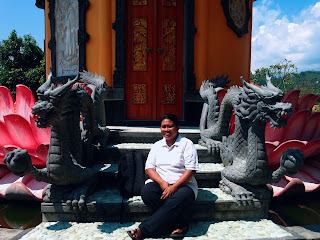 Selfie In The Pagoda Buddhist Temple