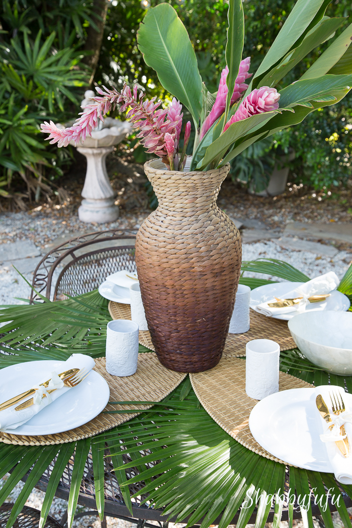 How To Create A Garden Tablesetting For Free Shabbyfufu