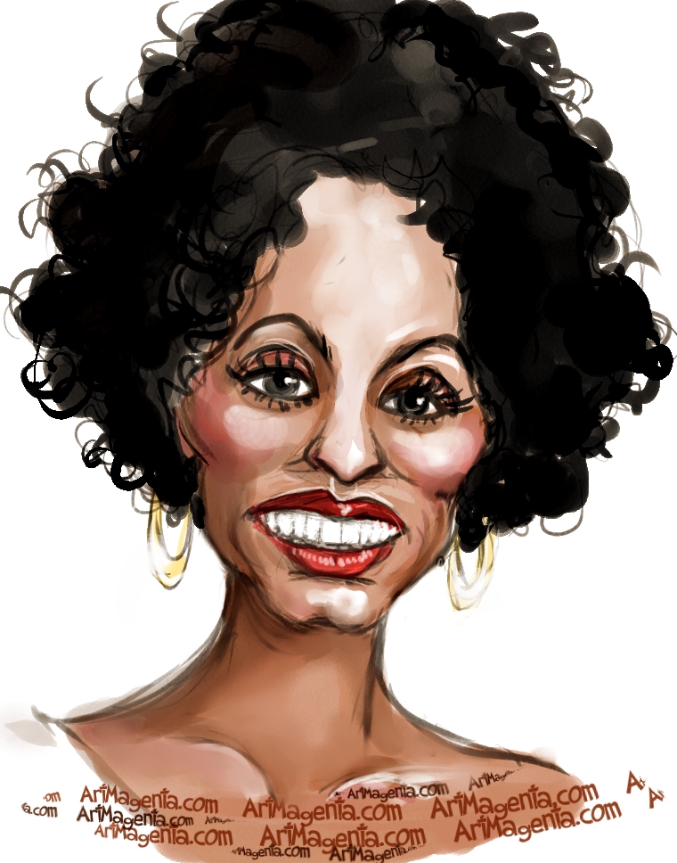 Caricatures: Diana Ross