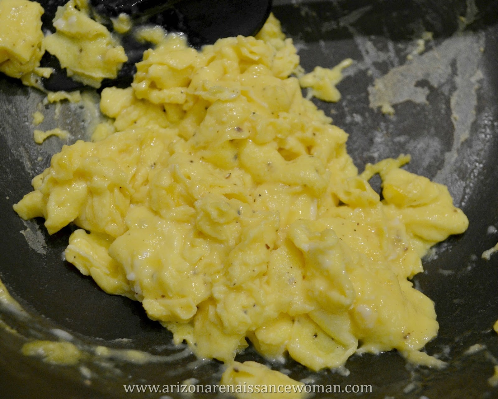 Arizona Renaissance Woman 75. Tempeh Chorizo and Egg Tacos with PepperJack Cheese and Green