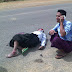 ေခြးတစ္ေကာင္အား တိုက္မိျပဳစဥ္ ဆိုင္ကယ္ေမွာက္၍ အမ်ိဳးသားတစ္ဦးေသဆံုး