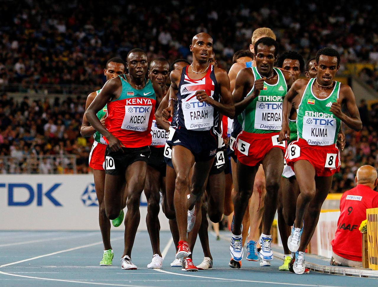 SomaliCare Mo Farah wins men's 5,000 at world championships