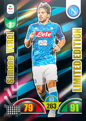 Adrenalyn Calciatori 2018 2019 panini LIMITED EDITION VERDI E KOLAROV