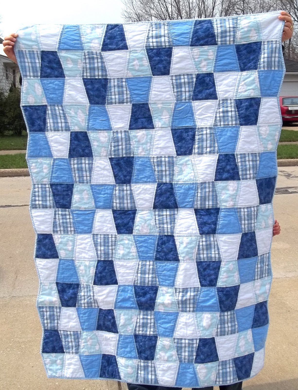 All Snug As A Bug Trapezoid Quilt