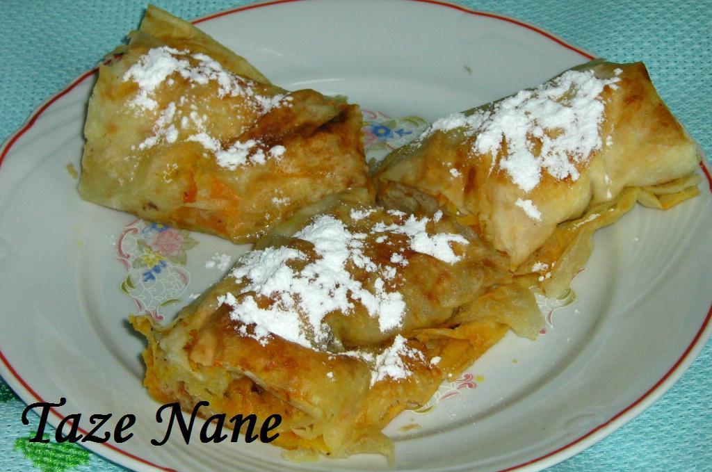 TAZE NANE ŞEKERLİ BAL KABAKLI BÖREK