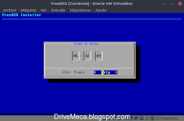 Saltamos el paso de modificar la hora Saltamos el paso de modificar la hora