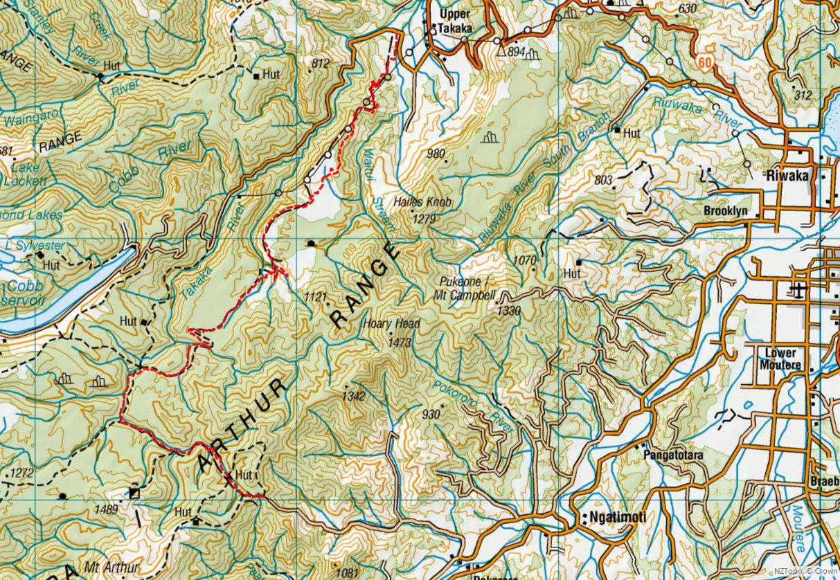 Biking and tramping trip blogs Barron Flats MTB