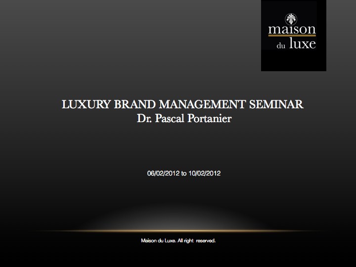 Luxury, Fashion & Lifestyle Professionals: Luxury Brand ...