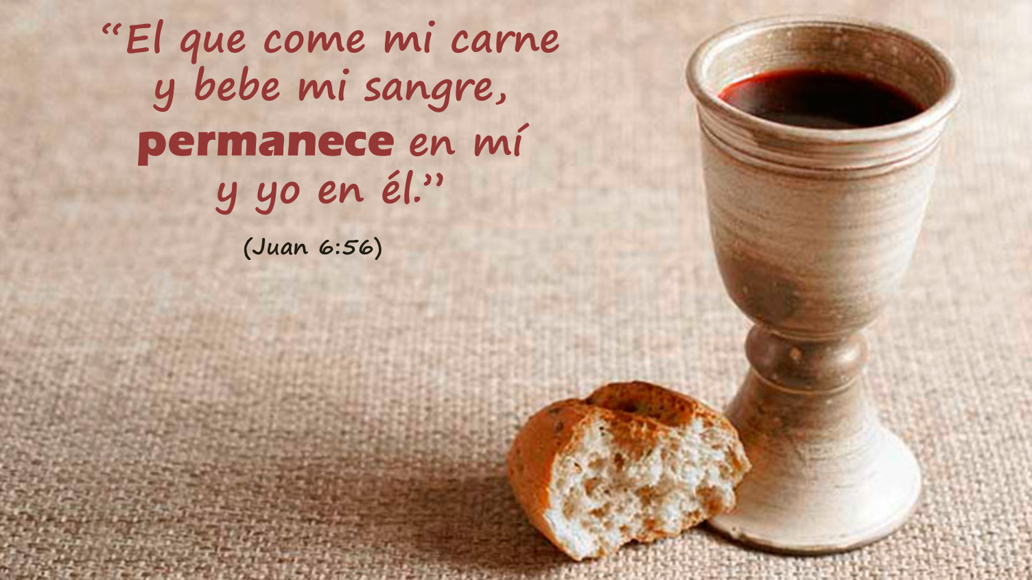 Santa cena biblia