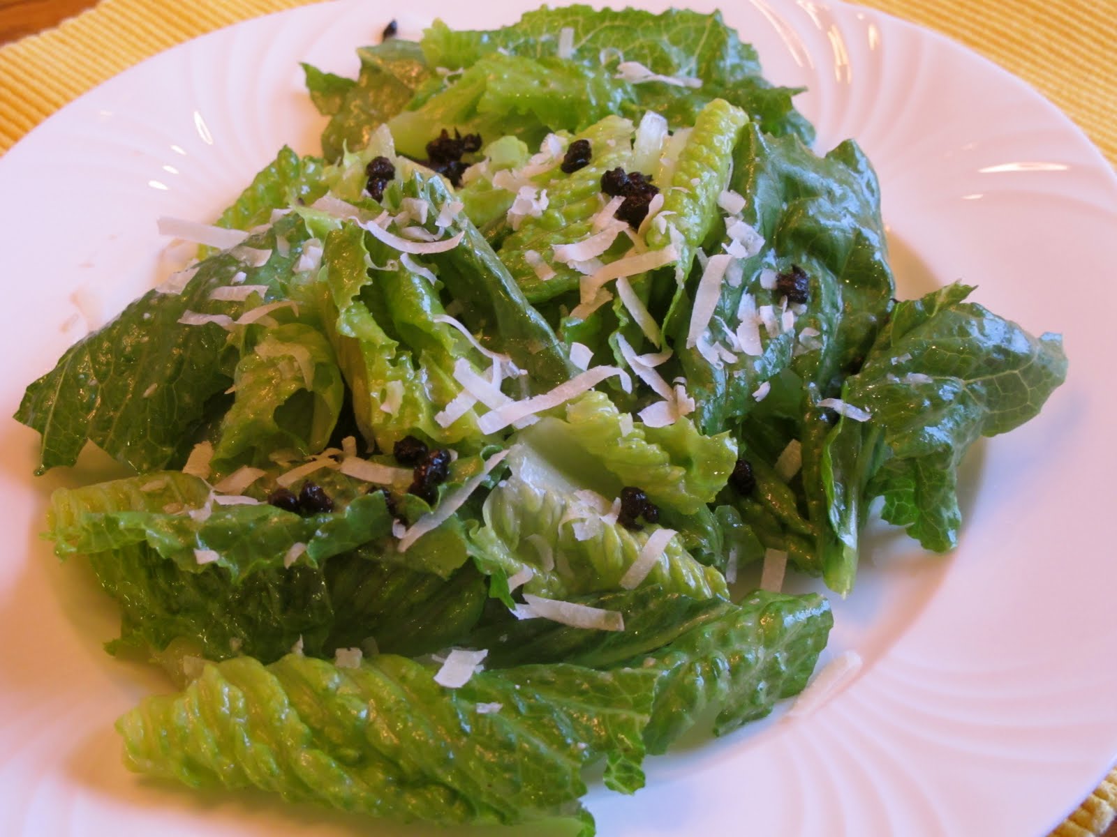 Radiant Table Caesar Salad with Fried Capers