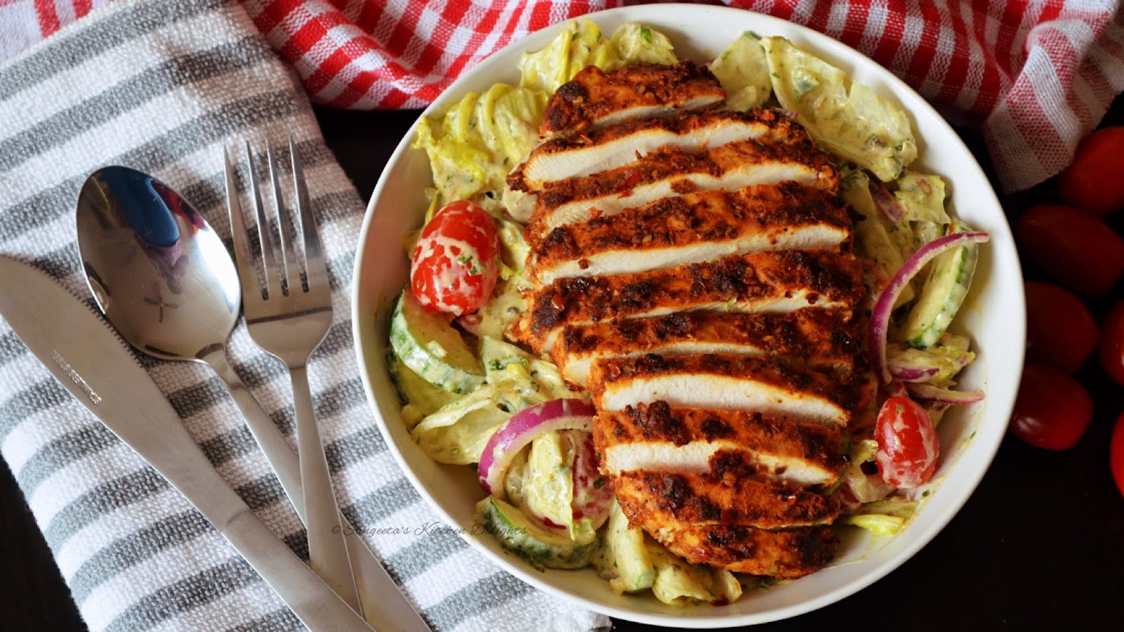 Grilled Chicken Salad Healthy diet Meal Protein meal