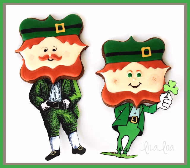 St. Patrick's Day cookies -- decorated sugar cookies