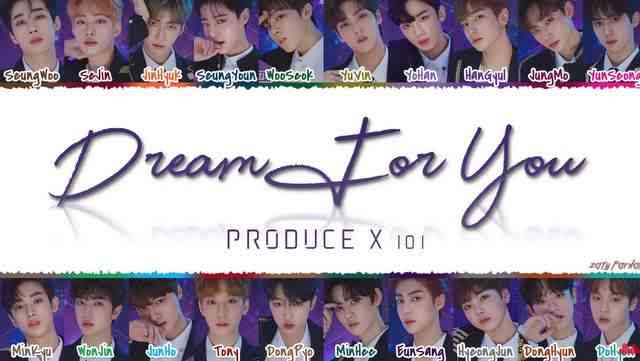 Lirik Lagu Dream For You Produce X 101 Dan Terjemahan Layarlirik