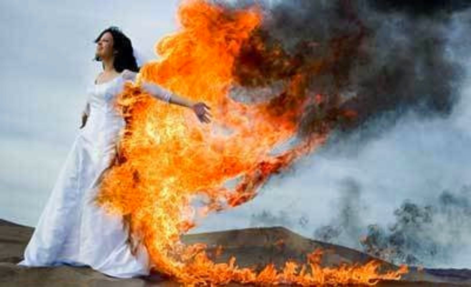 THE BRIDE OF CHRIST BURNS IN HELL