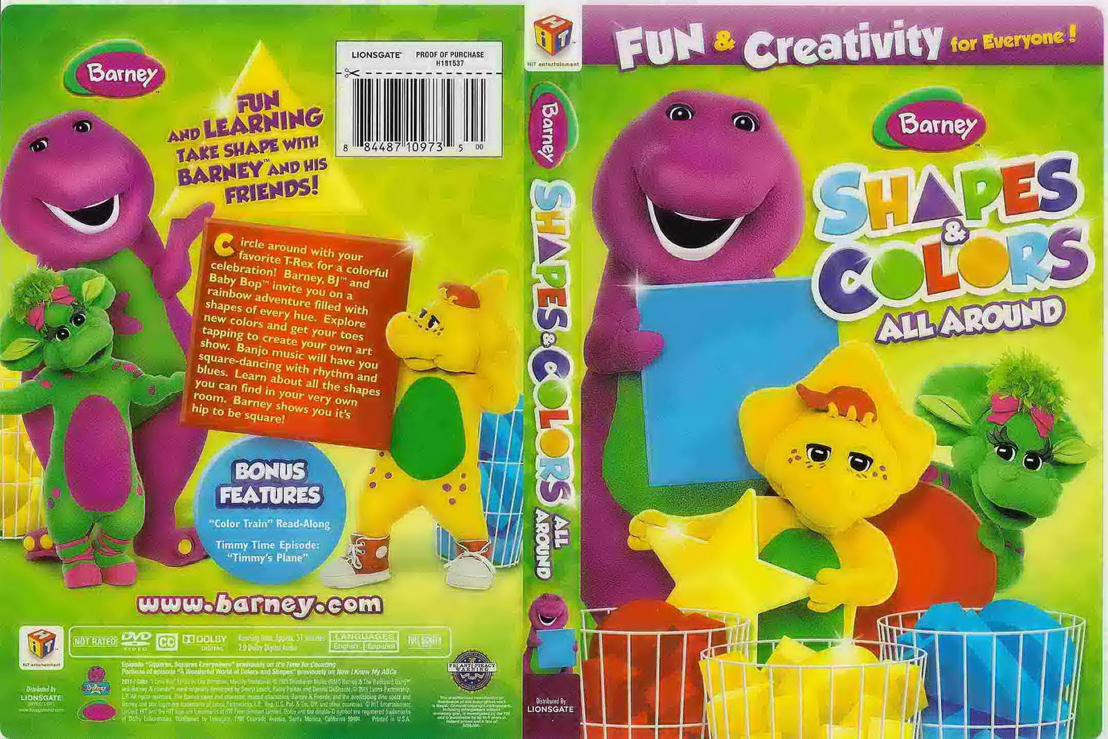 2011 barney shapes and colors all around dvd  www.wings.site40.net