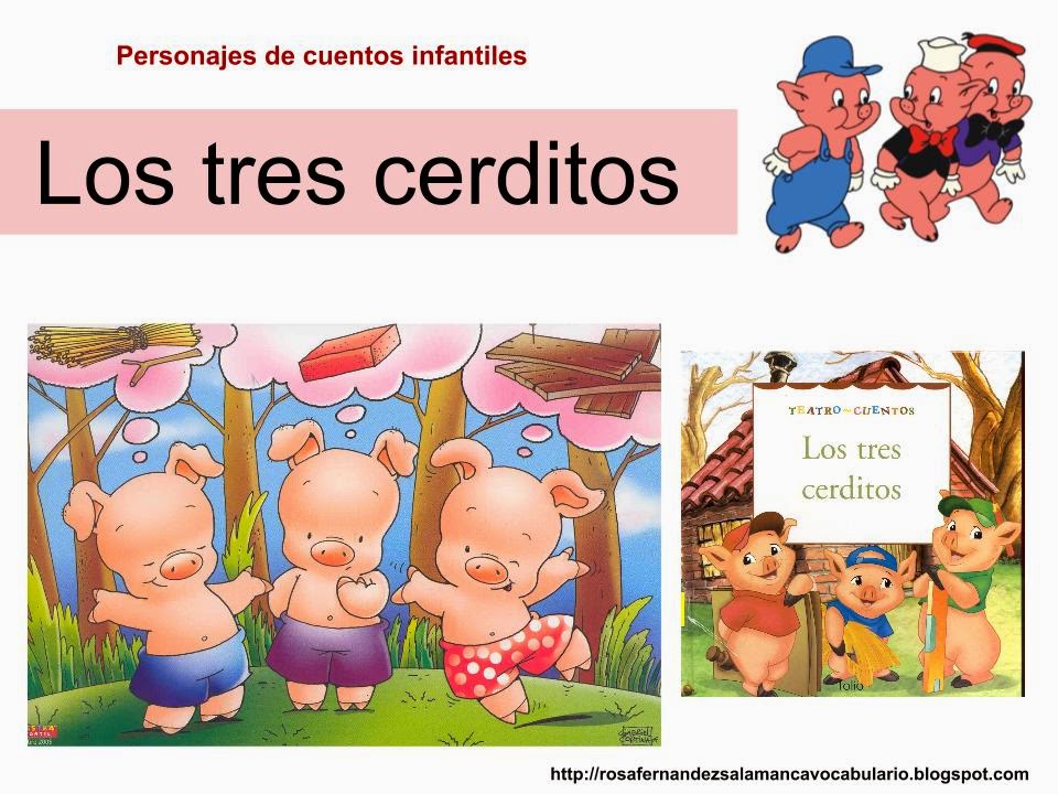 Vocabulario en imágenes. Maestra de Infantil y Primaria.: Personajes de cuentos  infantiles