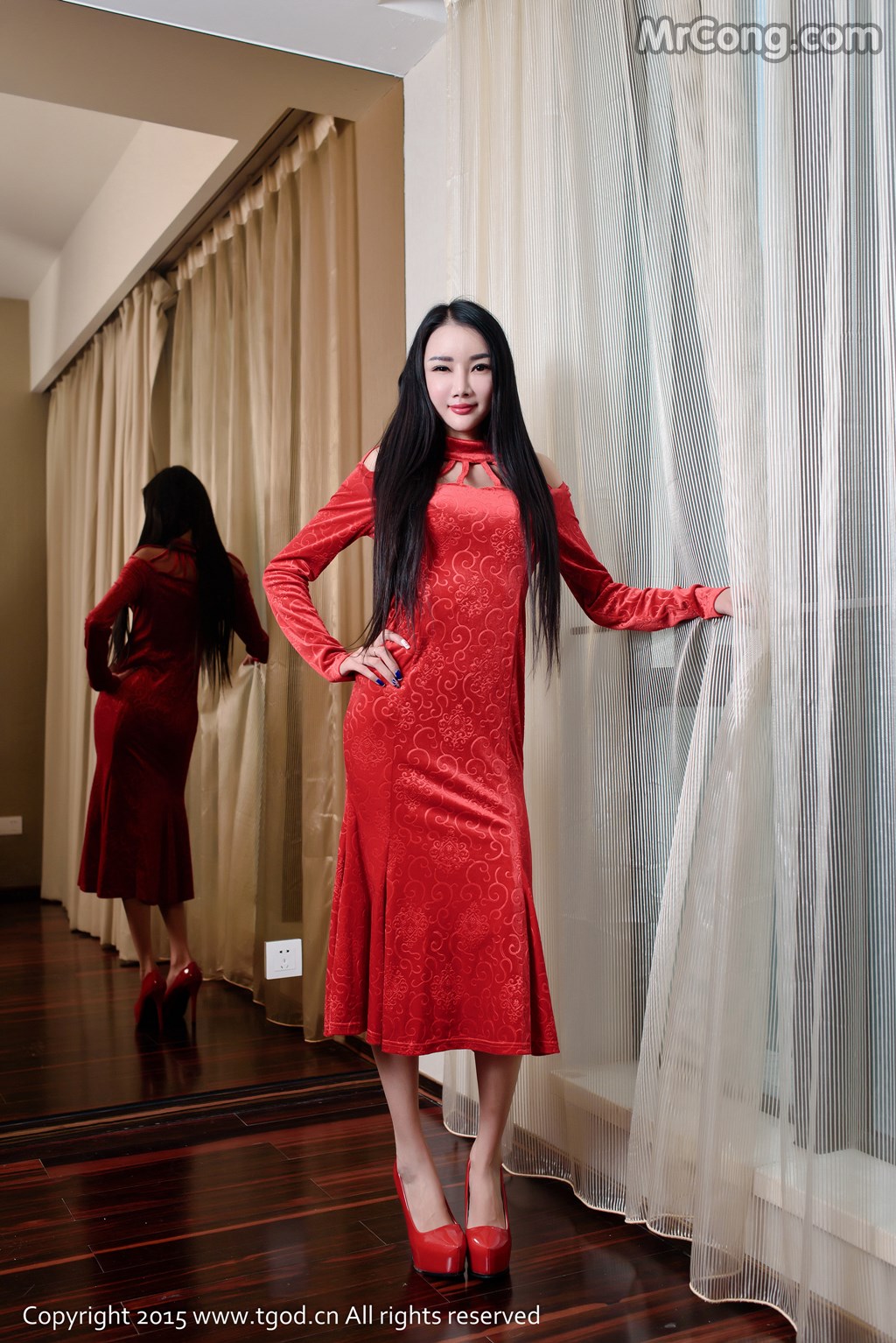 TGOD 2015-12-29: Model Jessie (婕 西 儿) (46 photos)