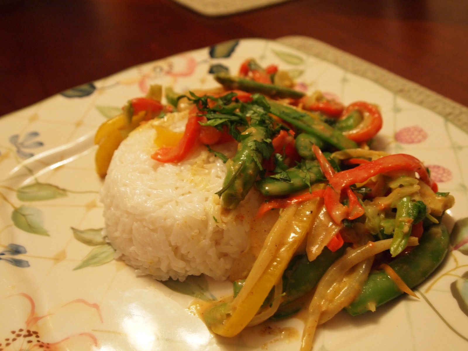 The Alchemist Coconut Curry Vegetables with Coconut Rice