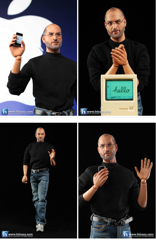 // M Steve Jobs action figure design
