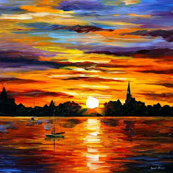 sunrise sunset paintings lovely inspire painting paint canvas oil inspiration artists famous
