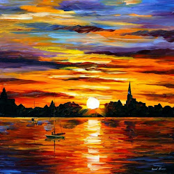 sunrise sunset paintings lovely inspire painting paint canvas inspiration oil famous artists