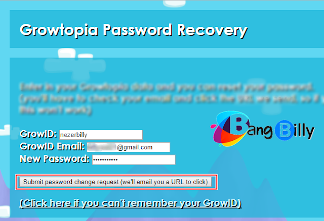Cara Mengganti Password di Growtopia