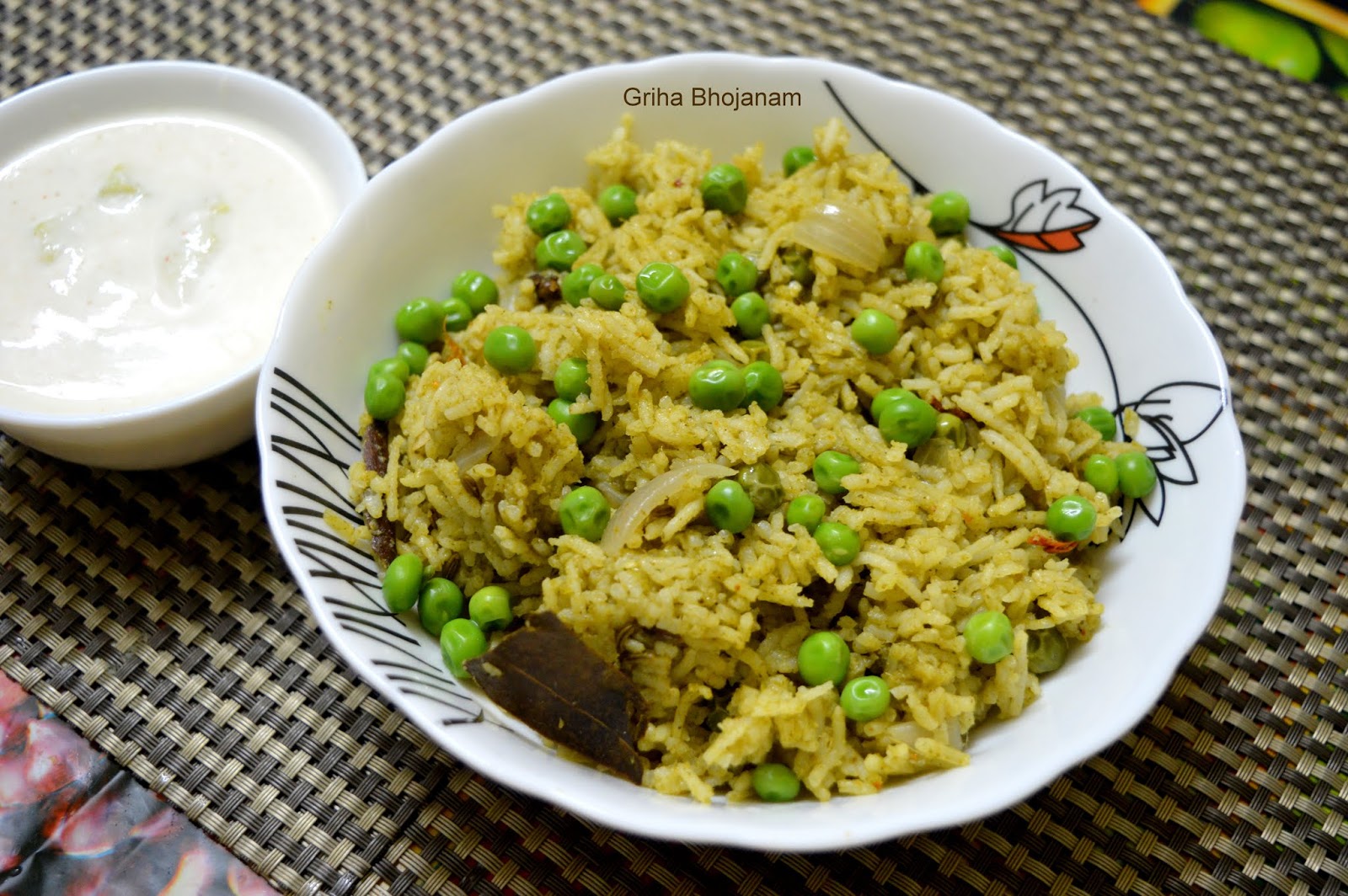 Griha Bhojanam Peas Pulao