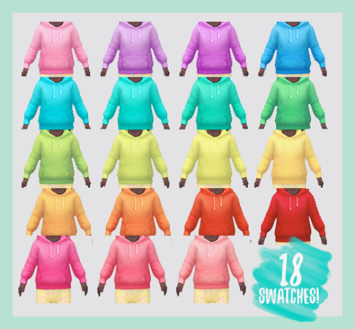 Sims 4 Ccs The Best Toddler Hoodie Recolor By Cosmicplumbob