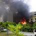 BAHIA / Incêndio na Secretaria de Justiça, no CAB, causa tumulto entre funcionários; veja vídeo
